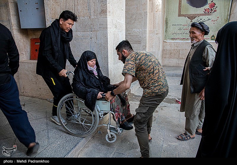 زوار افغانستانی اربعین در دهلاویه