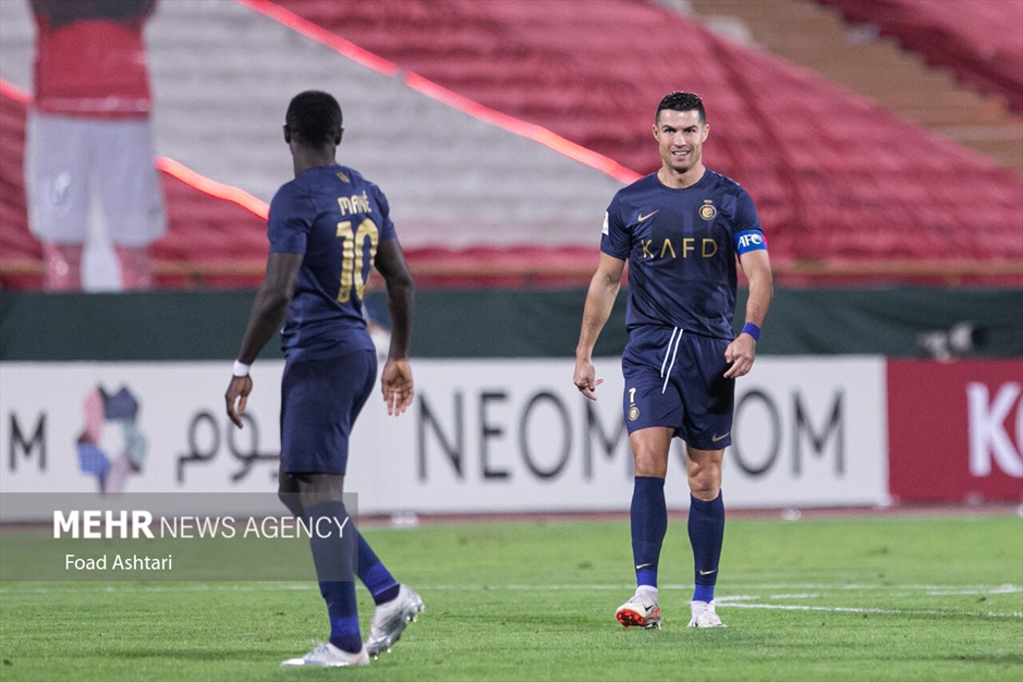 دیدار تیم های فوتبال پرسپولیس تهران و النصر عربستان