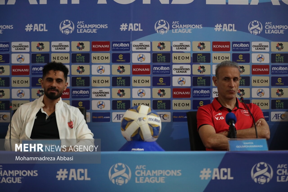 نشست خبری سرمربی تیم فوتبال پرسپولیس تهران