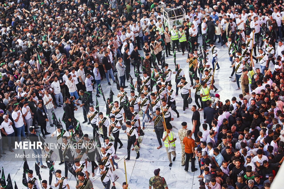 عزاداری قبیله سفیدپوش «بنی‌عامر» در بین‌الحرمین