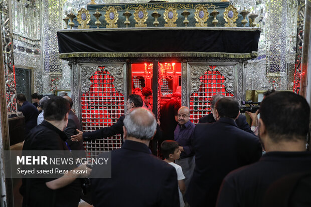 مراسم غبارروبی حرم حضرت عبدالعظیم حسنی(ع)