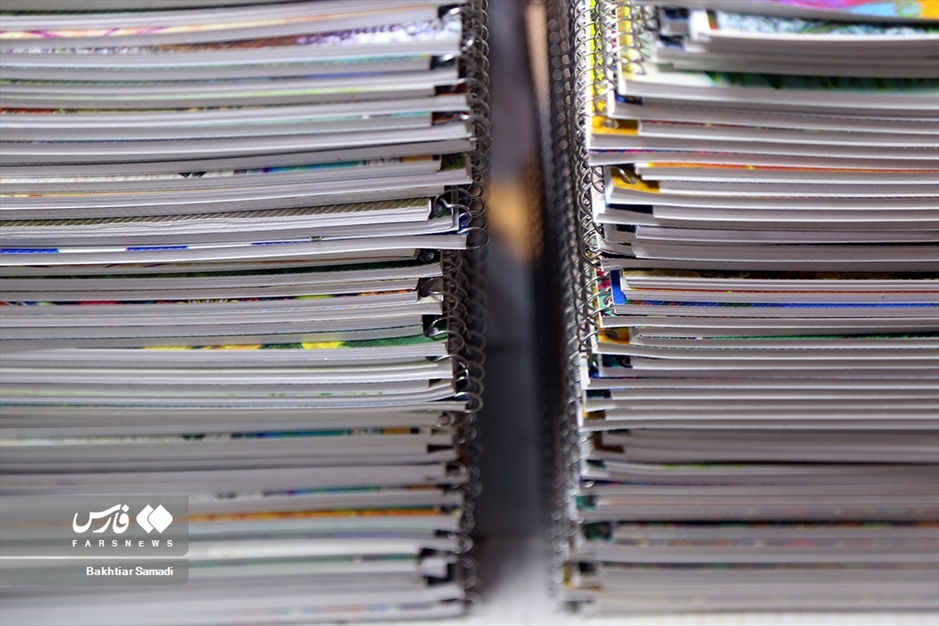 بازار لوازم التحریر سنندج در آستانه آغاز سال تحصیلی جدید