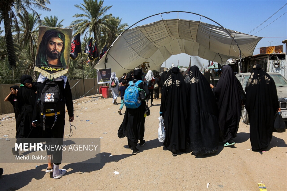 راهپیمایی زوار از حله به کربلا