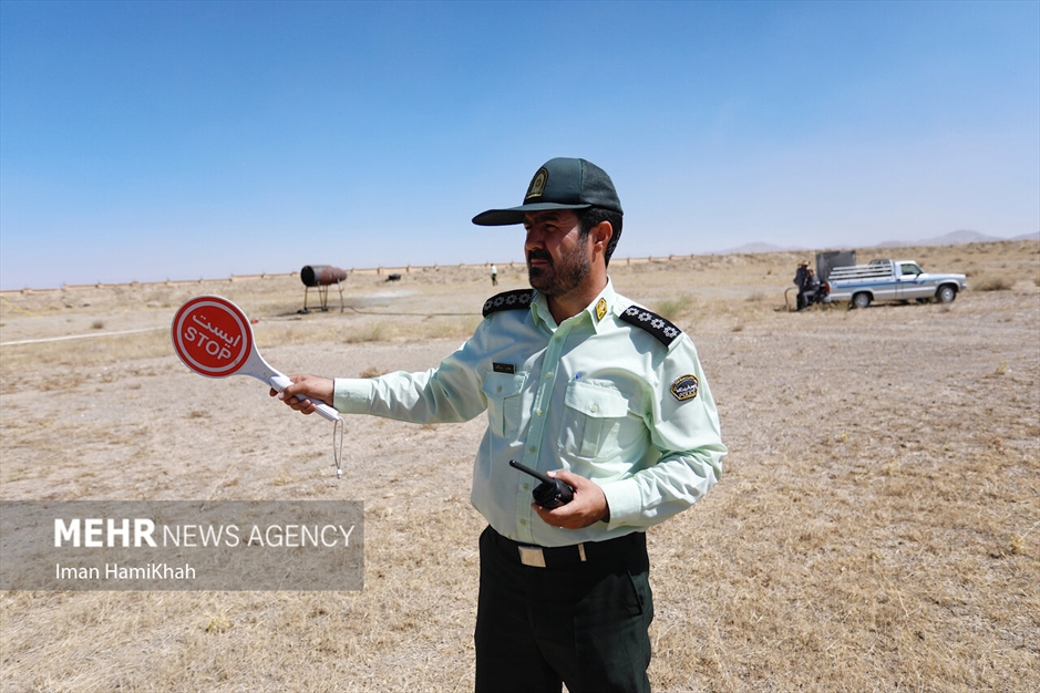 مانور طرح اضطراری در فرودگاه همدان