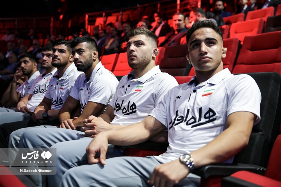 افتتاحیه ساختمان جدید فدراسیون کشتی