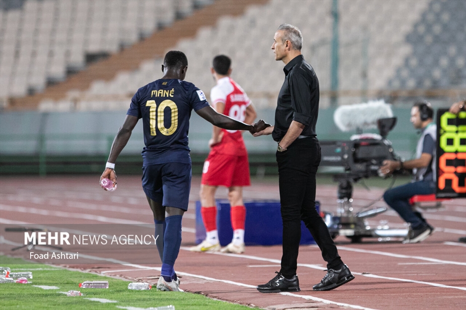 دیدار تیم های فوتبال پرسپولیس تهران و النصر عربستان