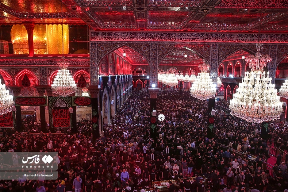 عزاداران اربعین حسینی در کربلا