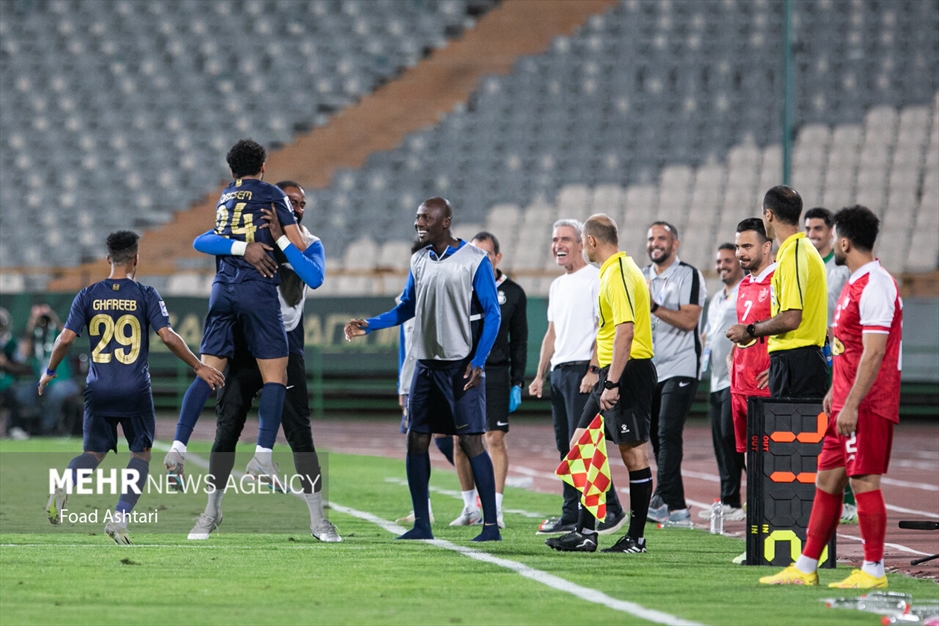 دیدار تیم های فوتبال پرسپولیس تهران و النصر عربستان