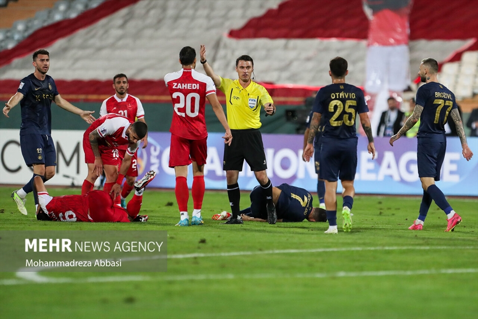 دیدار تیم های فوتبال پرسپولیس تهران و النصر عربستان