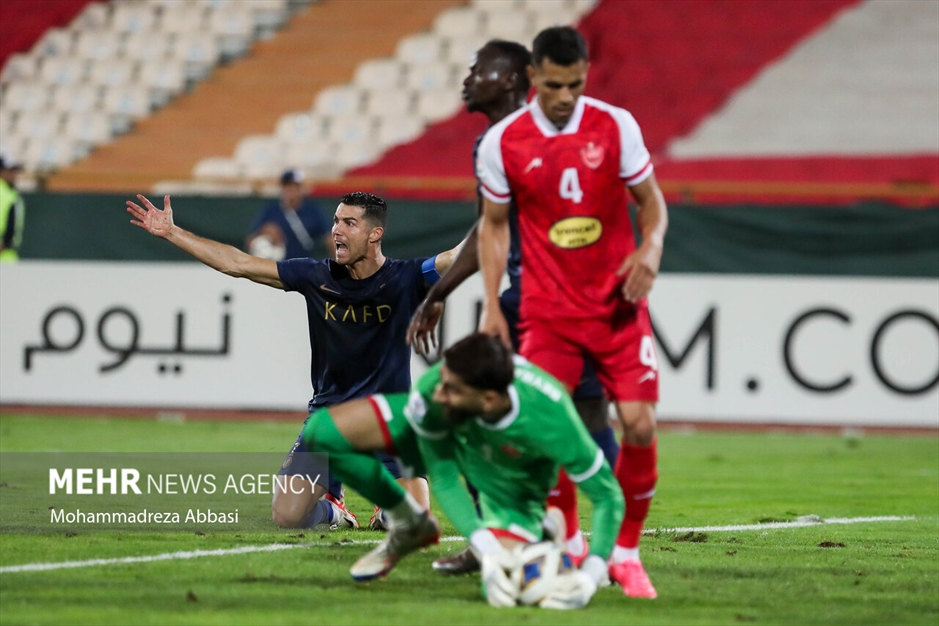 دیدار تیم های فوتبال پرسپولیس تهران و النصر عربستان