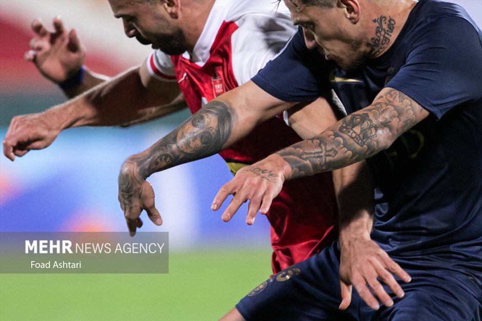 دیدار تیم های فوتبال پرسپولیس تهران و النصر عربستان