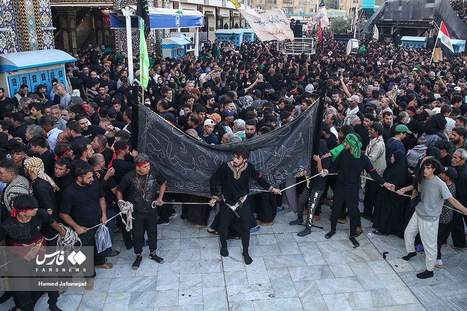 عزاداران اربعین حسینی در کربلا