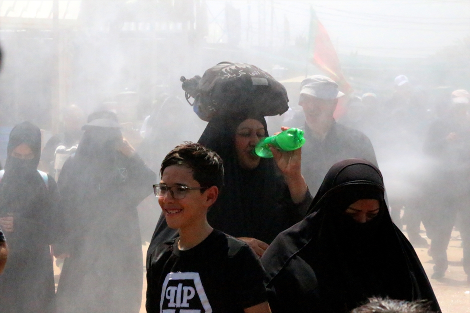 زوار اربعین در نجف