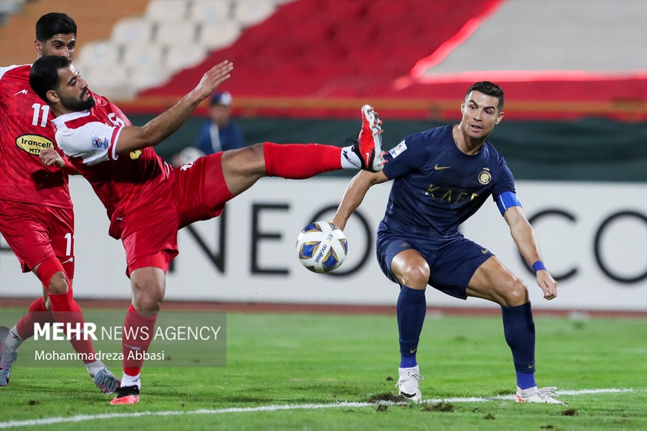 دیدار تیم های فوتبال پرسپولیس تهران و النصر عربستان