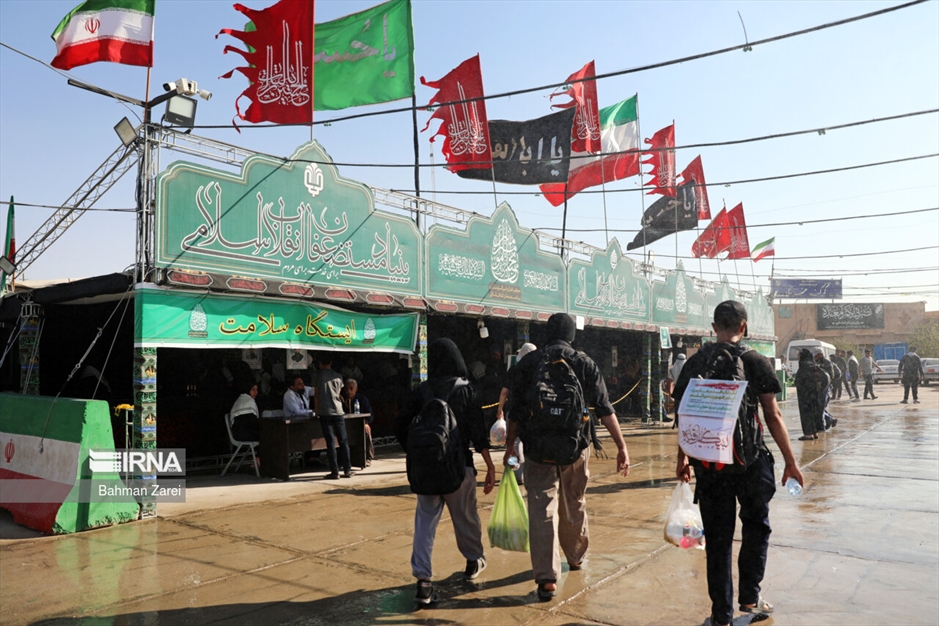 تردد زائران اربعین از مرز خسروی