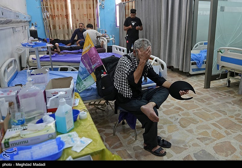 خدمات رسانی هلال احمر در نجف اشرف