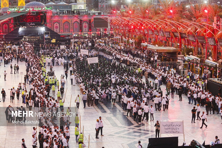 عزاداری قبیله سفیدپوش «بنی‌عامر» در بین‌الحرمین