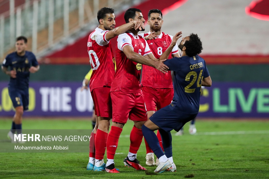 دیدار تیم های فوتبال پرسپولیس تهران و النصر عربستان