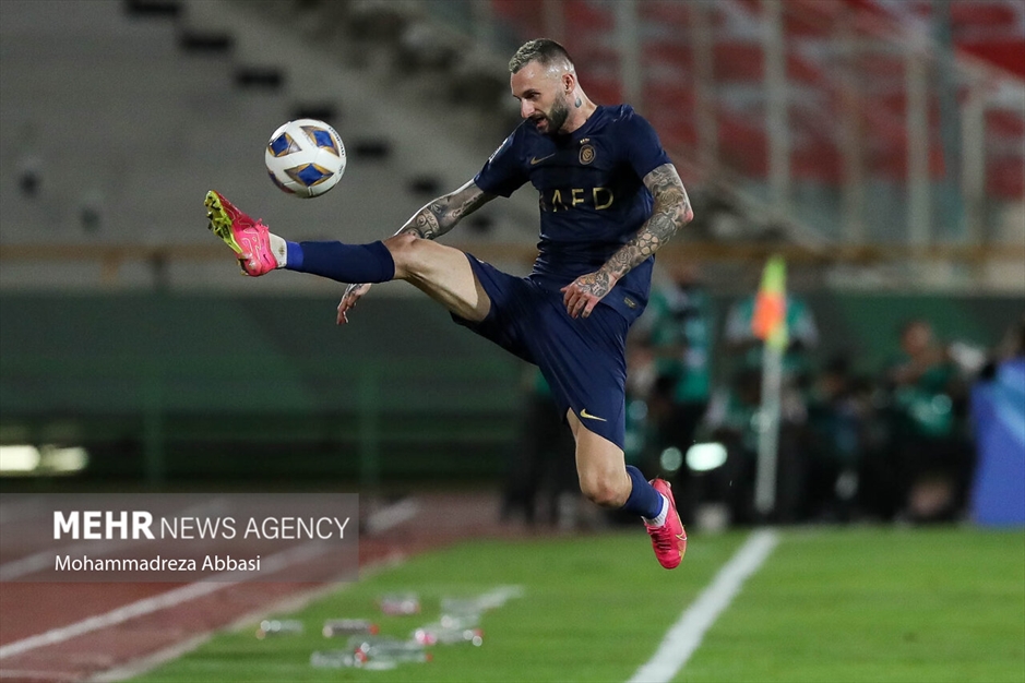 دیدار تیم های فوتبال پرسپولیس تهران و النصر عربستان