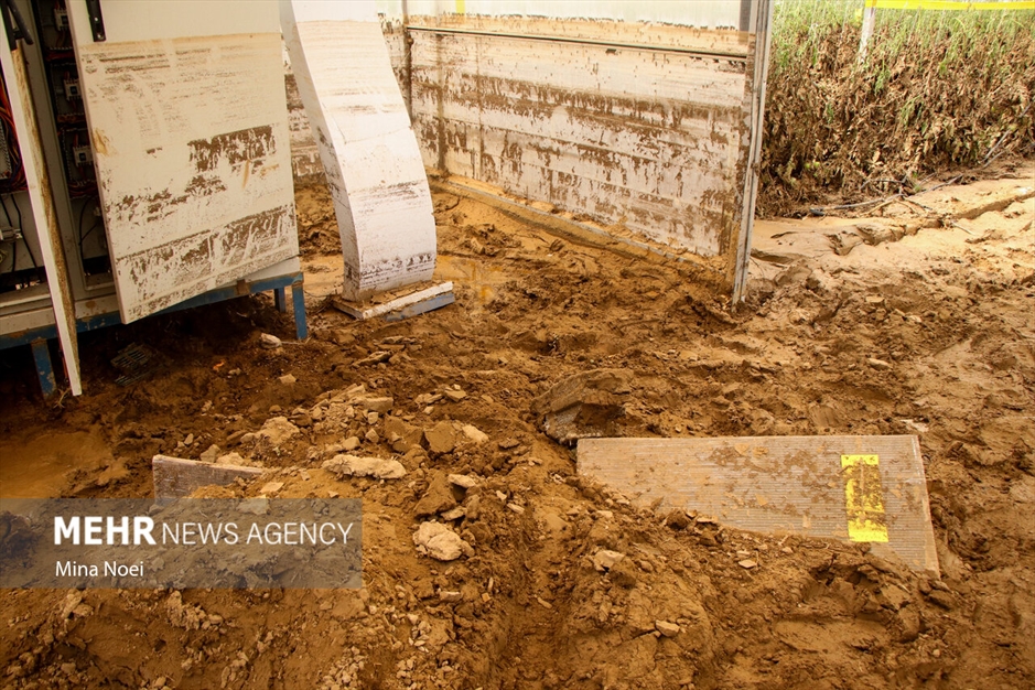 بازدید خبرنگاران از آخرین وضعیت مناطق سیل زده اهر