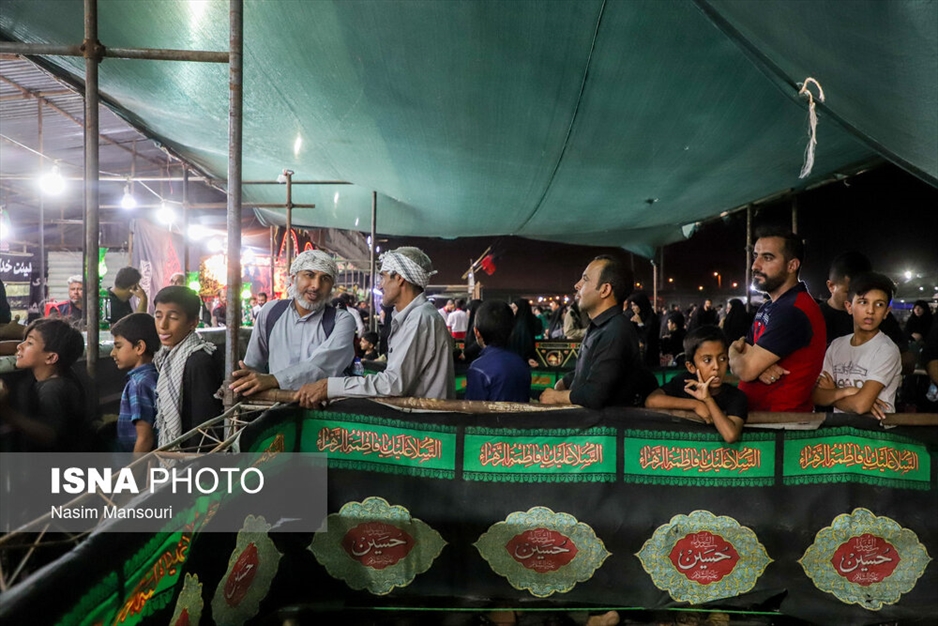 تردد شبانه زائران اربعین حسینی از مرز شلمچه