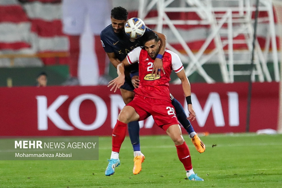 دیدار تیم های فوتبال پرسپولیس تهران و النصر عربستان