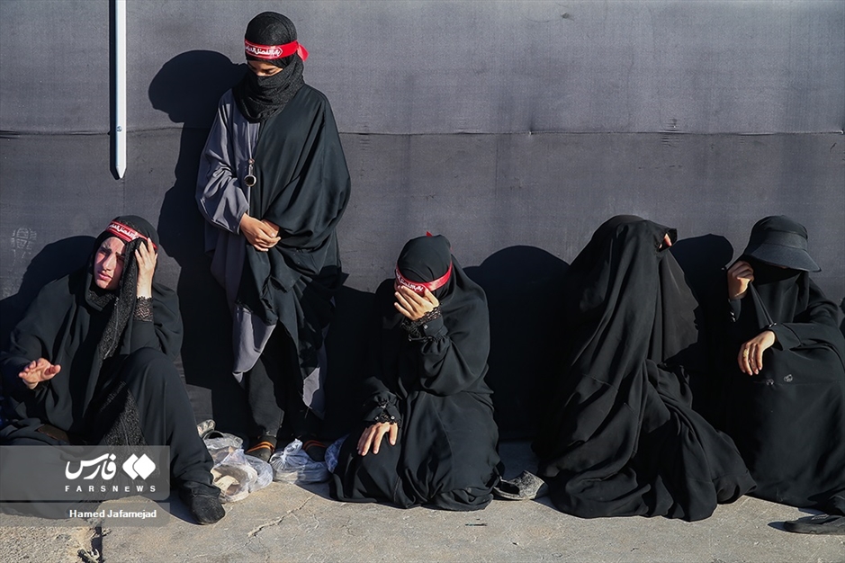 عزاداران اربعین حسینی در کربلا