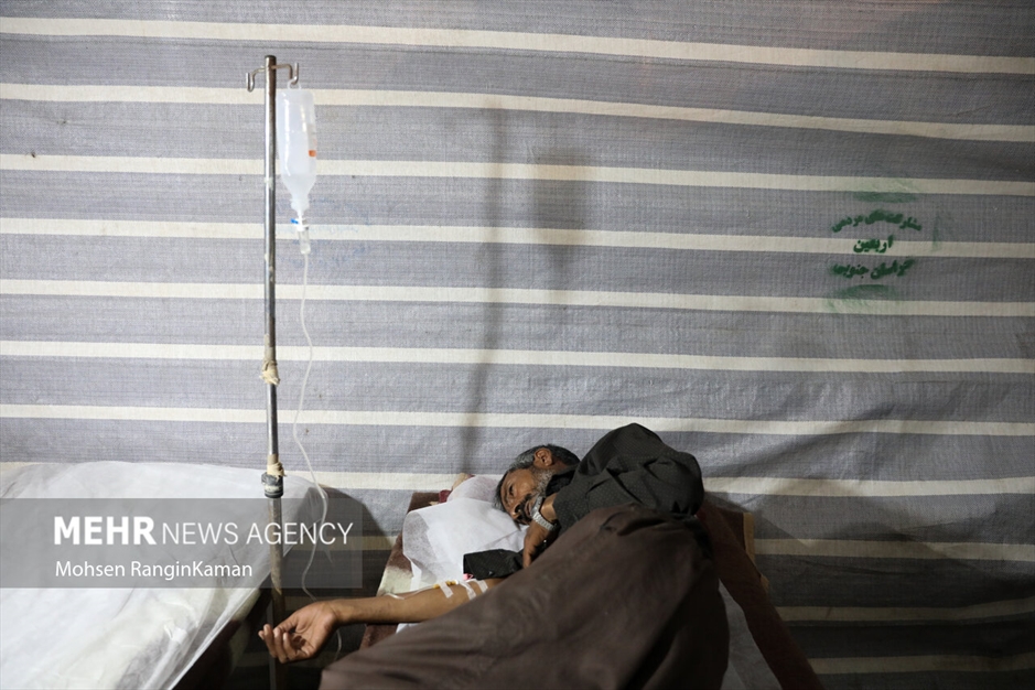 خدمات هلال احمر در درمانگاه‌های سامرا و کاظمین