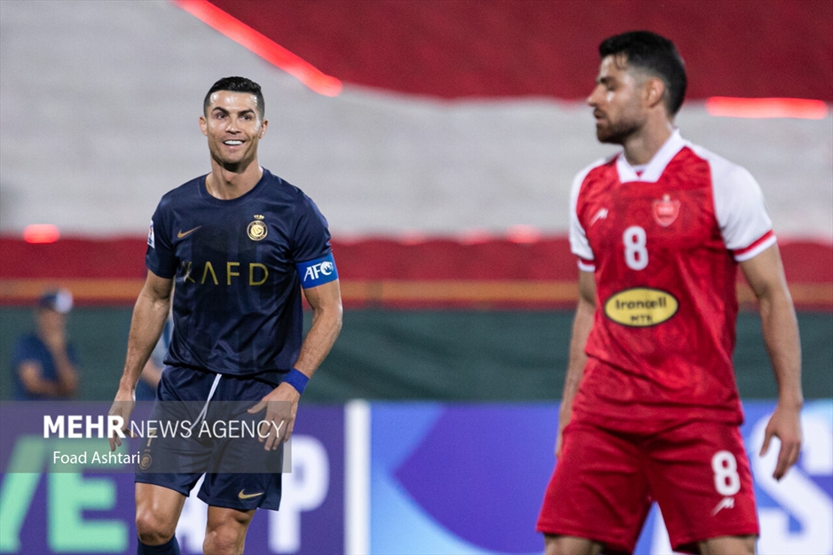 دیدار تیم های فوتبال پرسپولیس تهران و النصر عربستان