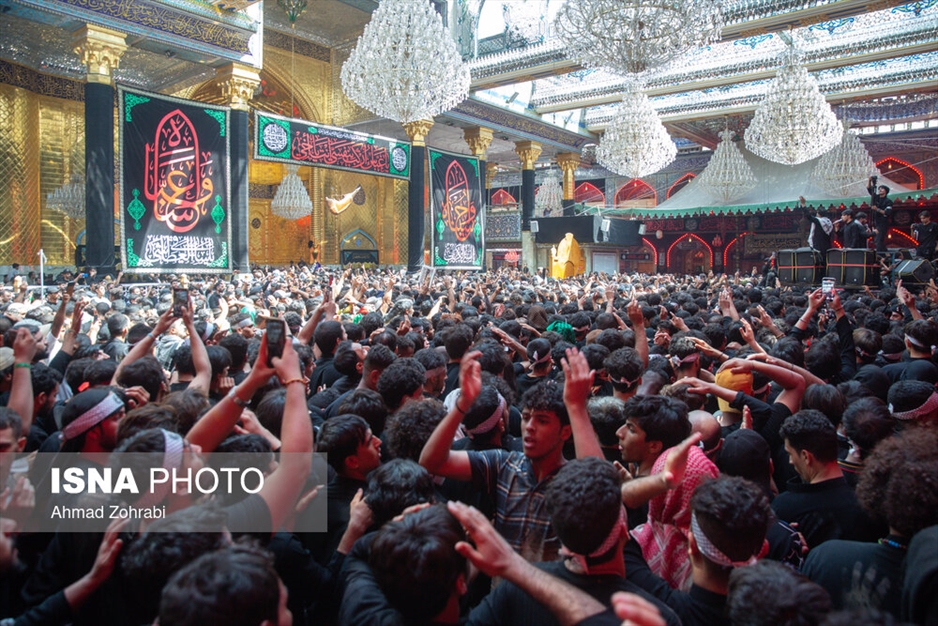 ورود و عزاداری زائران حسینی به کربلا