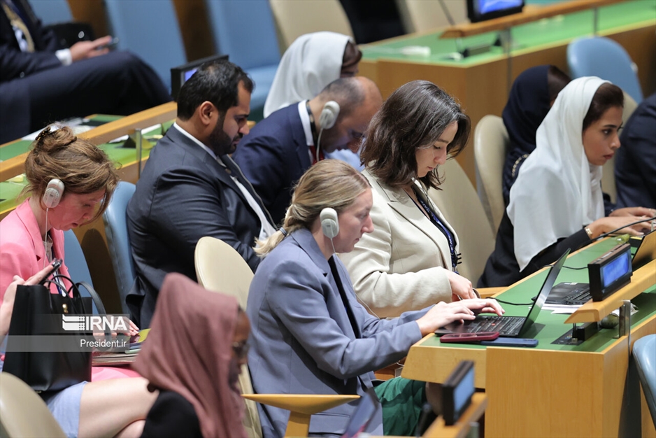 سخنرانی رئیس جمهور در هفتاد و هشتمین مجمع عمومی سازمان ملل