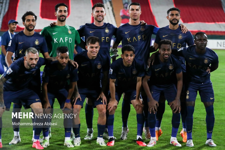 دیدار تیم های فوتبال پرسپولیس تهران و النصر عربستان