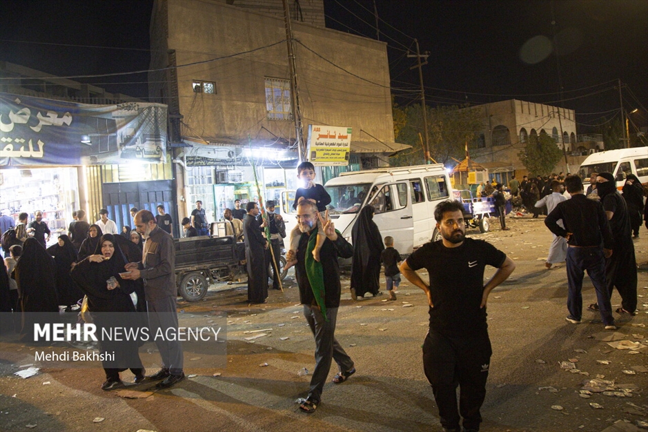 بازگشت شبانه زائران اربعین