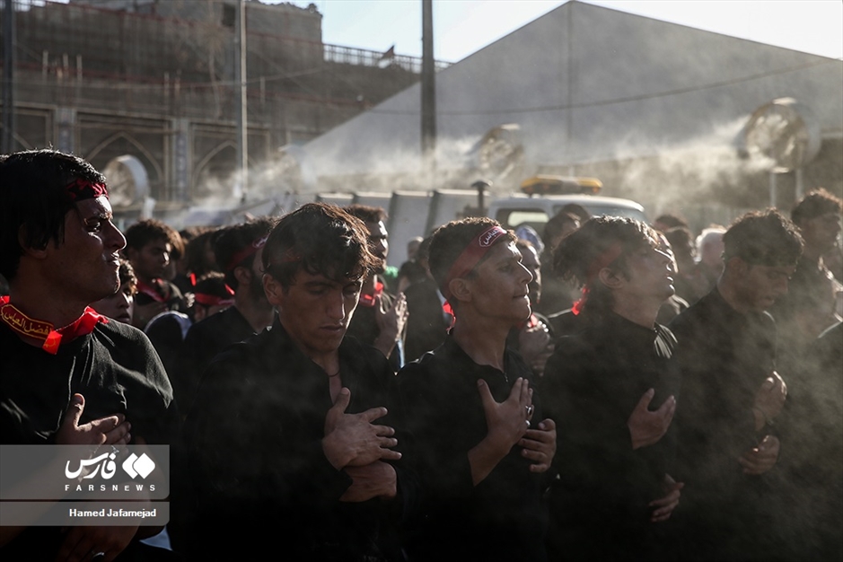 عزاداران اربعین حسینی در کربلا