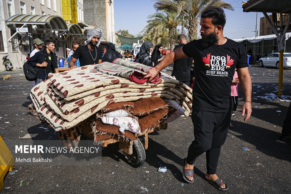 جمع آوری موکب‌های اربعین در کربلا