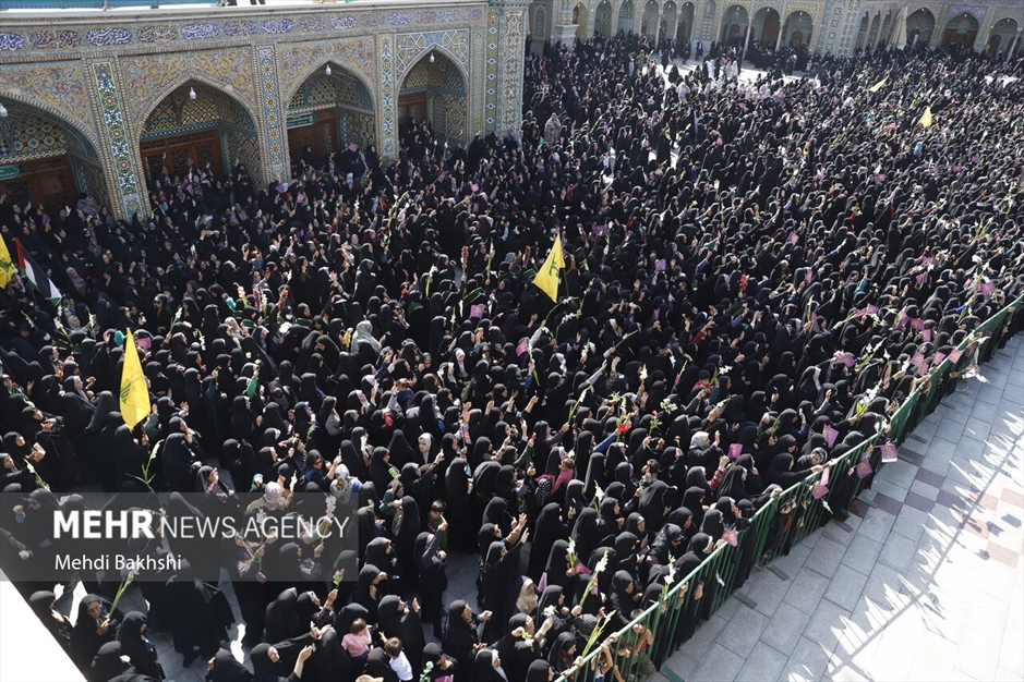 کاروان استقبال نمادین ورود حضرت معصومه سلام‌الله‌علیها به قم