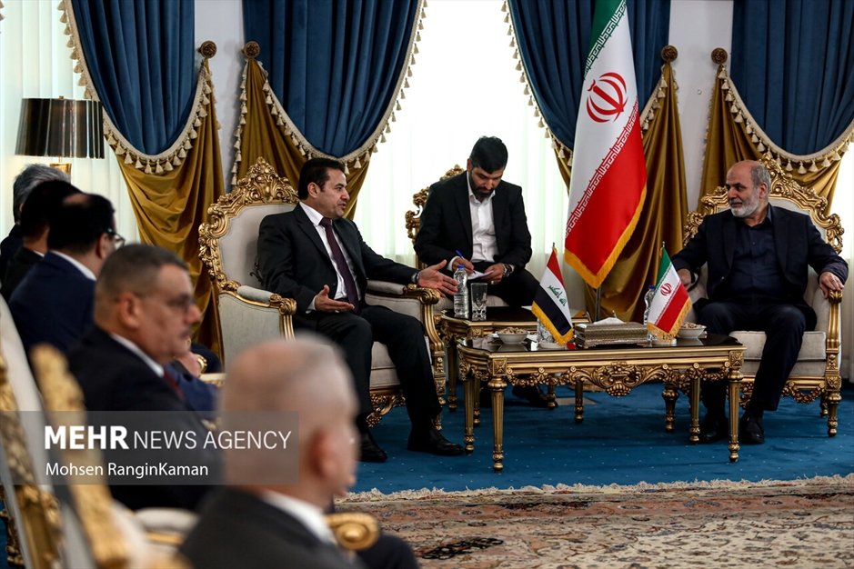 دیدار مشاور امنیت ملی عراق با دبیر شورای عالی امنیت ملی