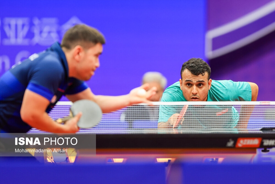 بازی‌های آسیایی هانگژو - تنیس روی میز ایران و تاجیکستان