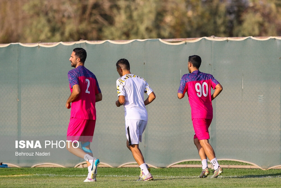 تمرین تیم سپاهان پیش از دیدار با الاتحاد عربستان