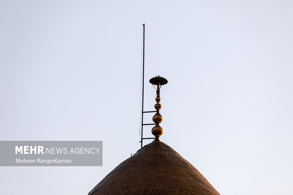 آیین تعویض پرچم حرم حضرت عبدالعظیم حسنی علیه‌السلام