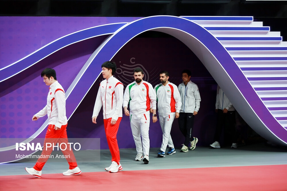 اهدای مدال تاریخی تنیس روی میز دونفره به برادران عالمیان