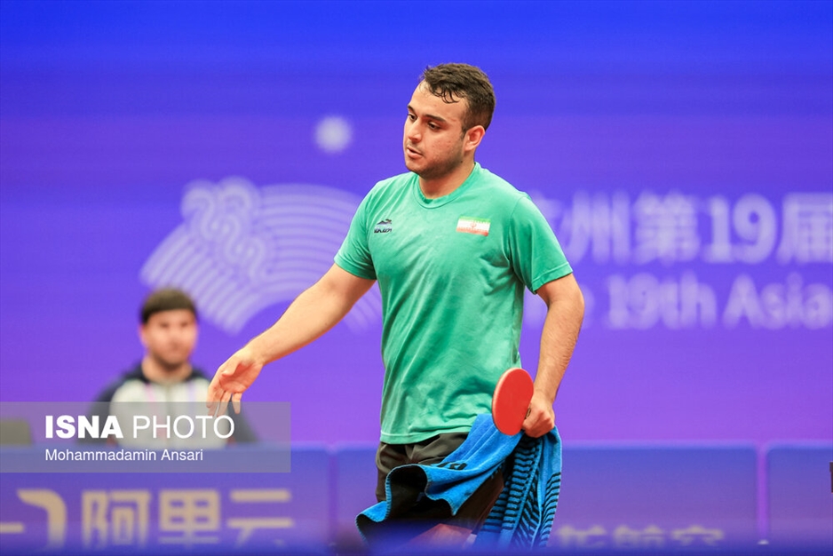 بازی‌های آسیایی هانگژو - تنیس روی میز ایران و تاجیکستان