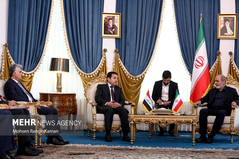 دیدار مشاور امنیت ملی عراق با دبیر شورای عالی امنیت ملی