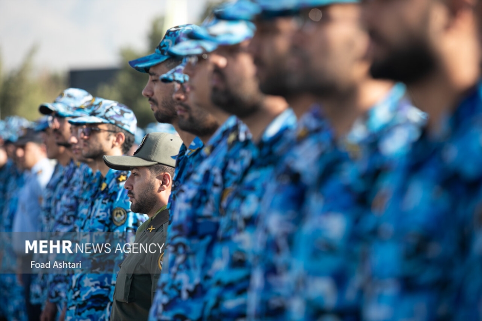 مراسم تشییع پیکر خلبان پیشکسوت محمود ضرابی