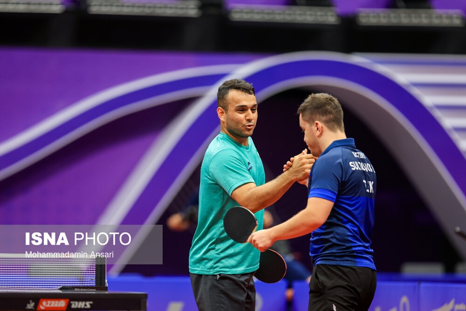 بازی‌های آسیایی هانگژو - تنیس روی میز ایران و تاجیکستان