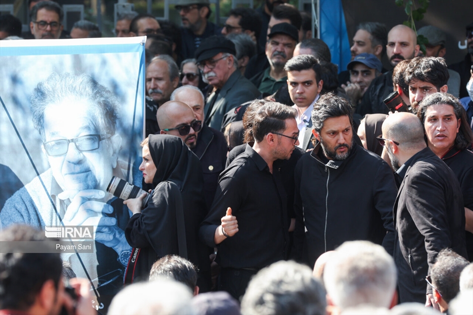 تشییع پیکر «داریوش مهرجویی» و «وحیده محمدی فر»