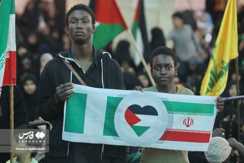 اجتماع عاشقان مبارزه با رژیم صهیونیستی