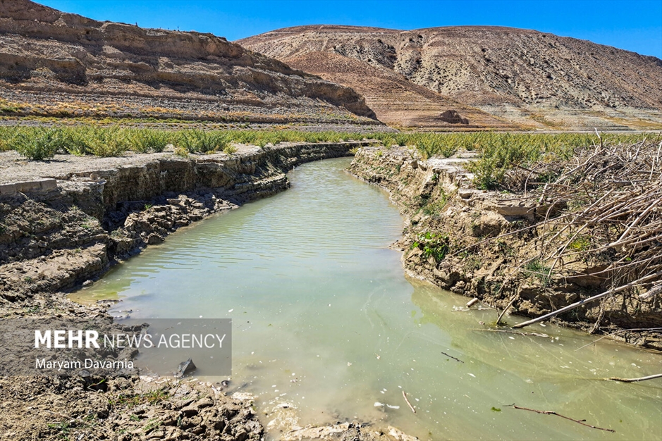 خشک شدن سد بارزو شیروان