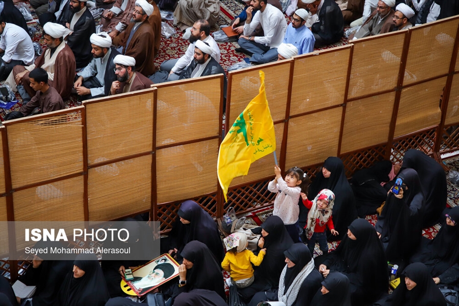 اجتماع بزرگ حوزویان خراسان در حمایت از جبهه مقاومت و فلسطین