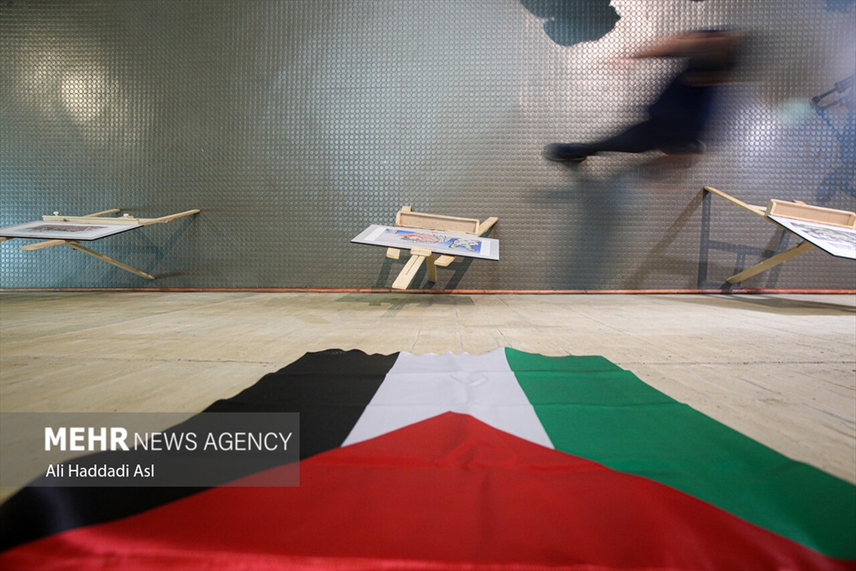 گردهمایی هنرمندان در حمایت از مردم مظلوم فلسطین